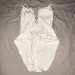 Cute strappy one piece swim suit